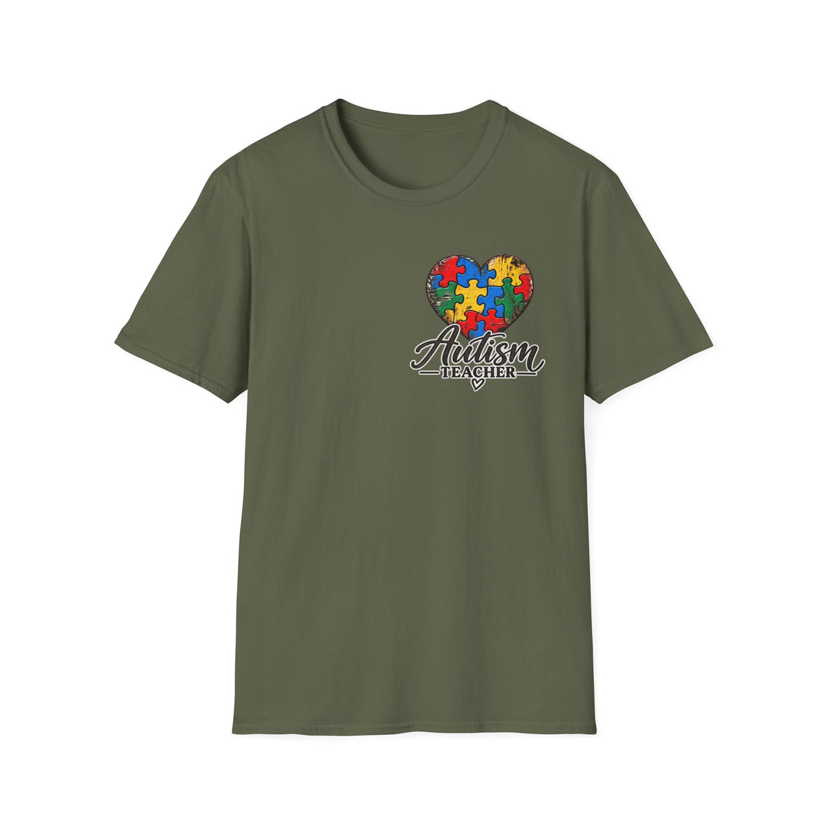 Autism Teacher Cross Tee