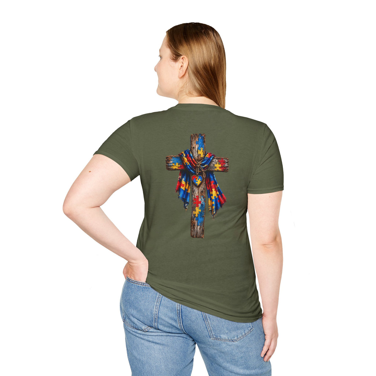 Autism Aunt Cross Tee