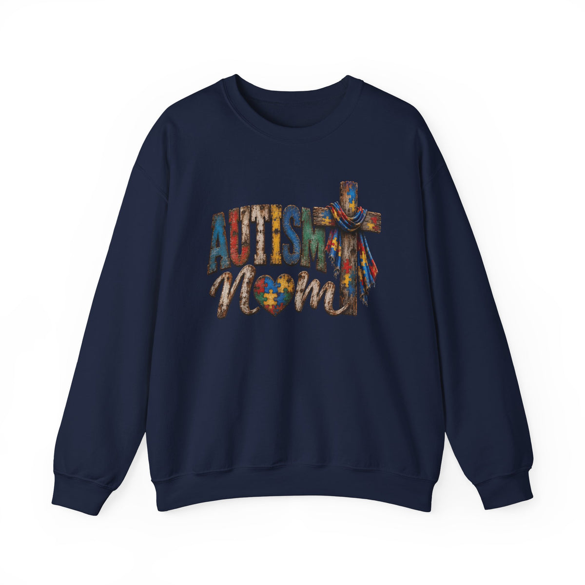 Autism Mom Cross Sweatshirt
