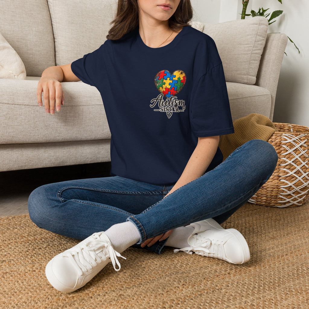 Autism Sister Cross Tee