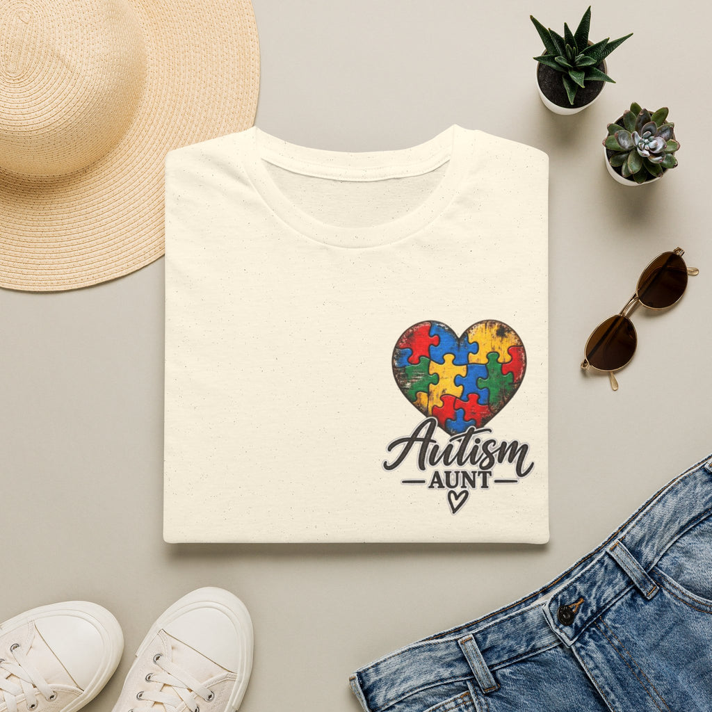 Autism Aunt Cross Tee