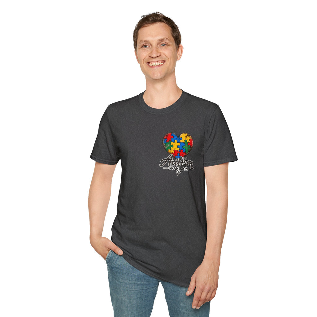 Autism Grandson Cross Tee