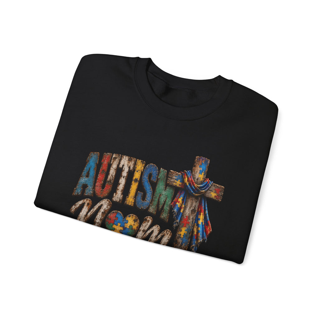 Autism Mom Cross Sweatshirt