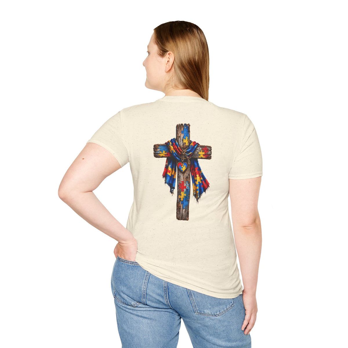 Autism Aunt Cross Tee