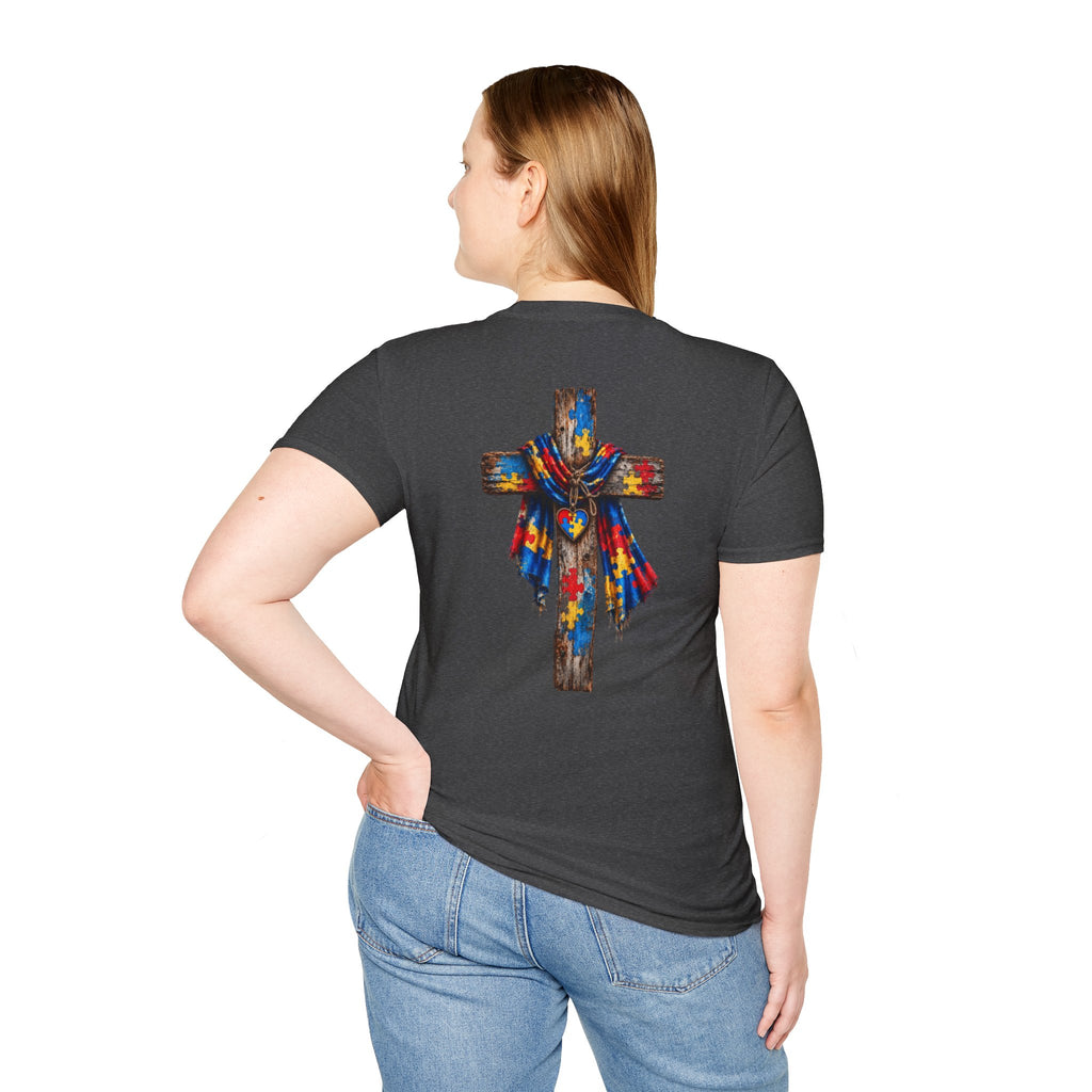 Autism Aunt Cross Tee