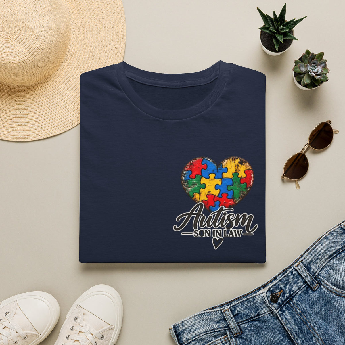 Autism Son in Law Cross Tee