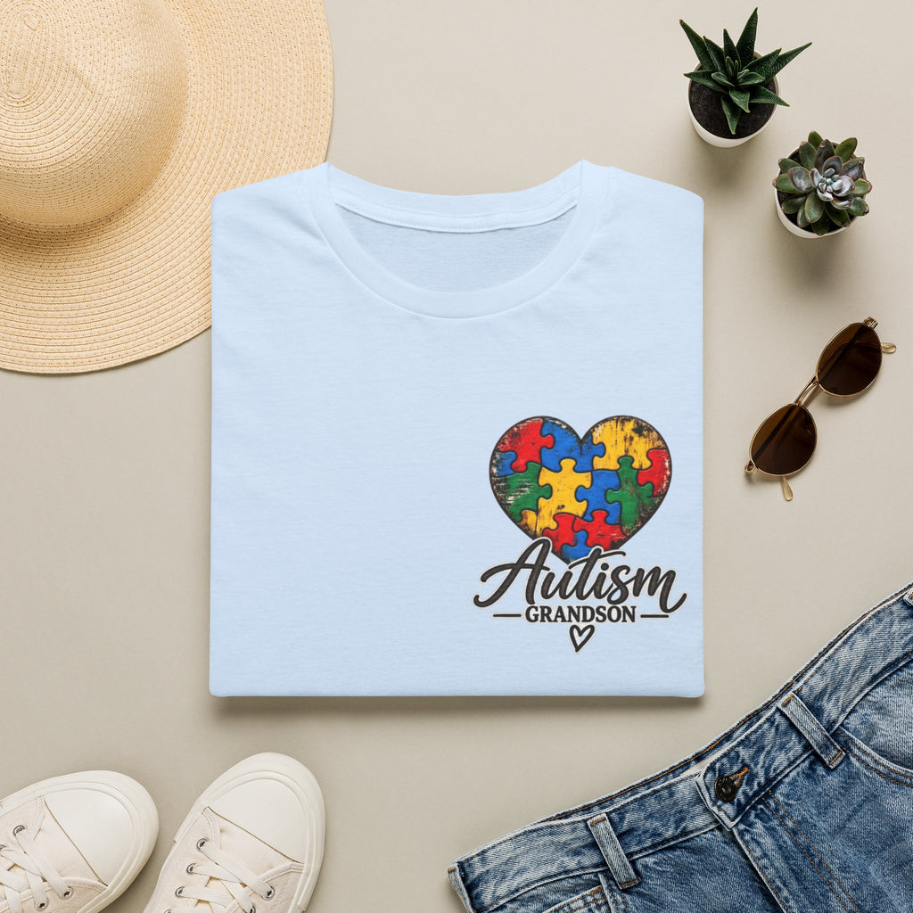 Autism Grandson Cross Tee