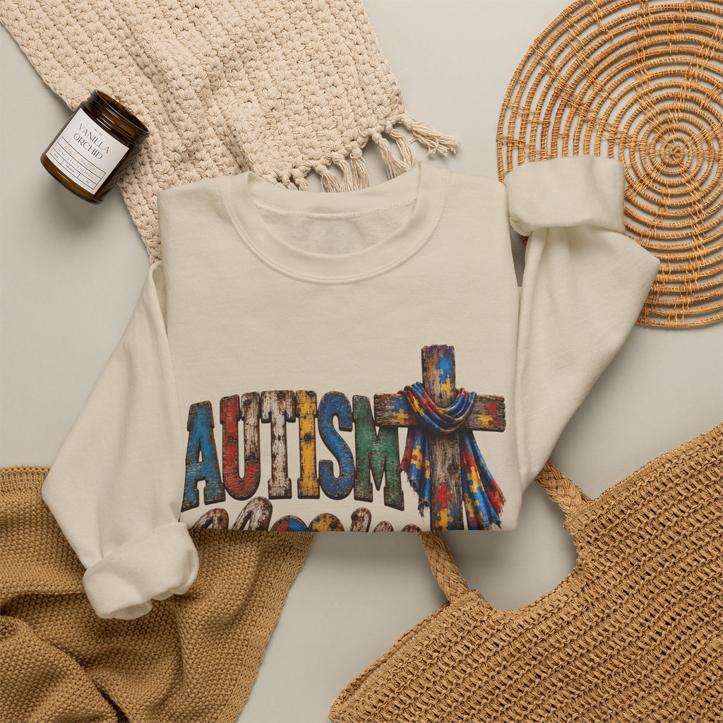 Autism Mom Cross Sweatshirt
