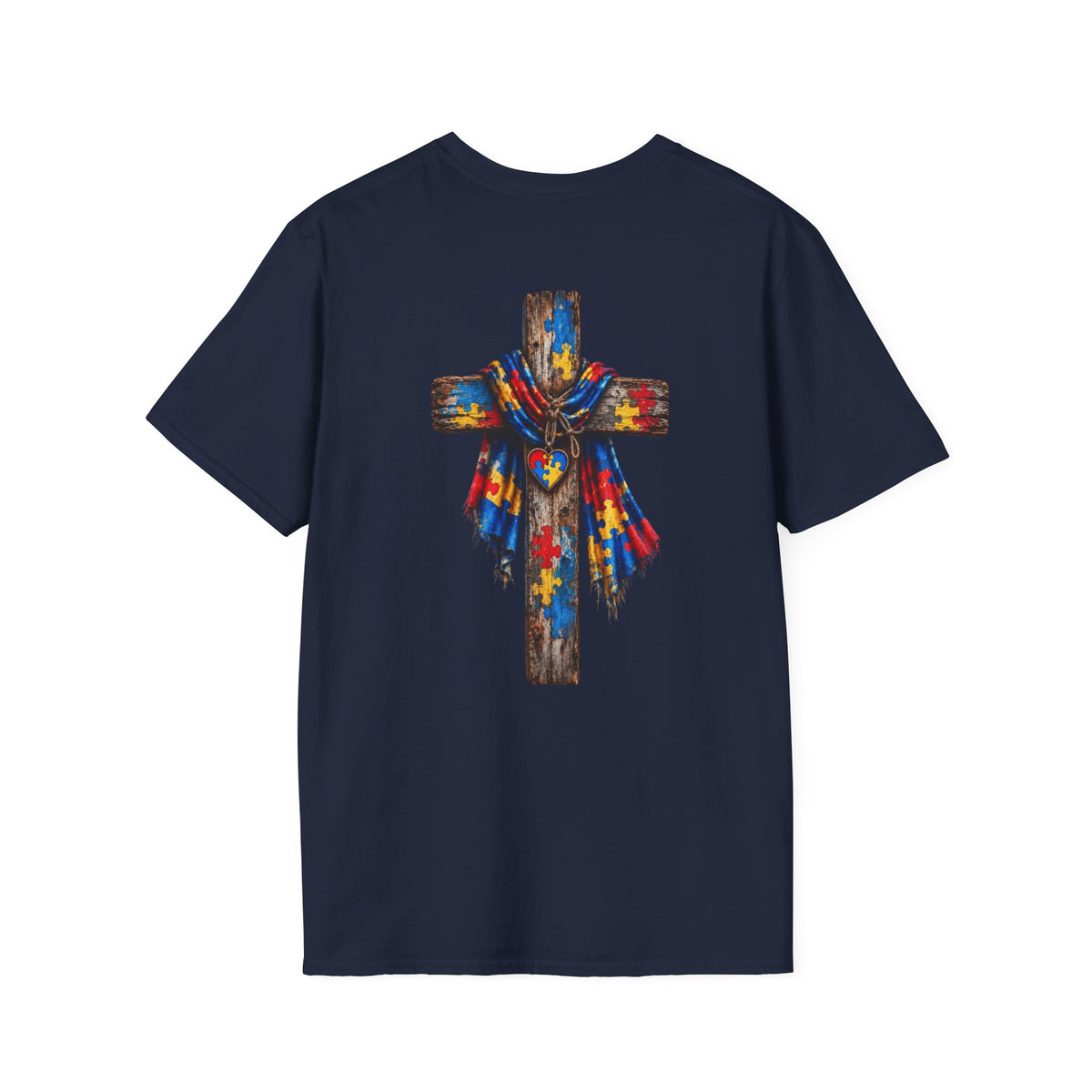 Autism Grandson Cross Tee