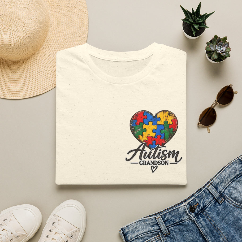 Autism Grandson Cross Tee
