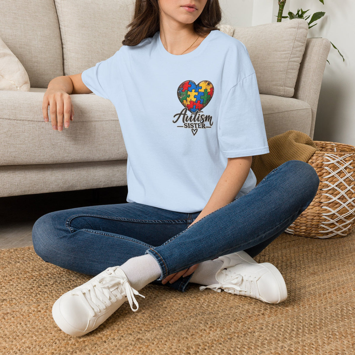 Autism Sister Cross Tee