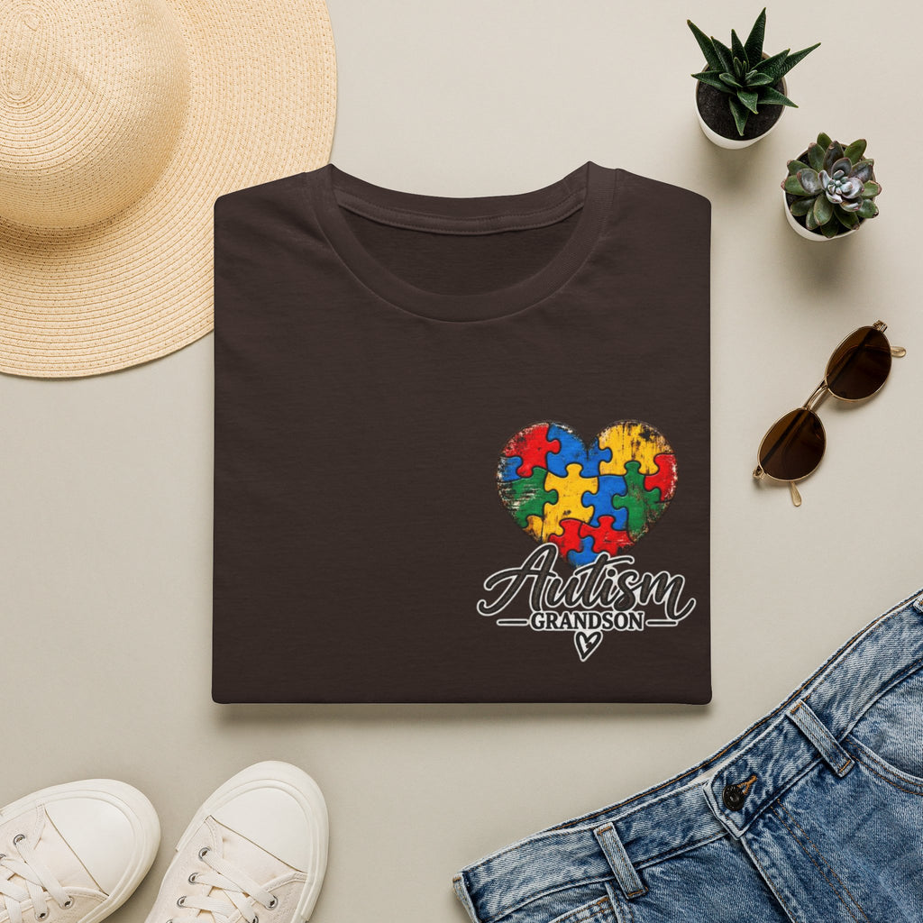 Autism Grandson Cross Tee