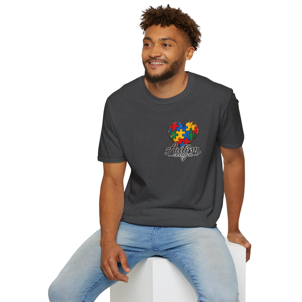 Autism Grandson Cross Tee