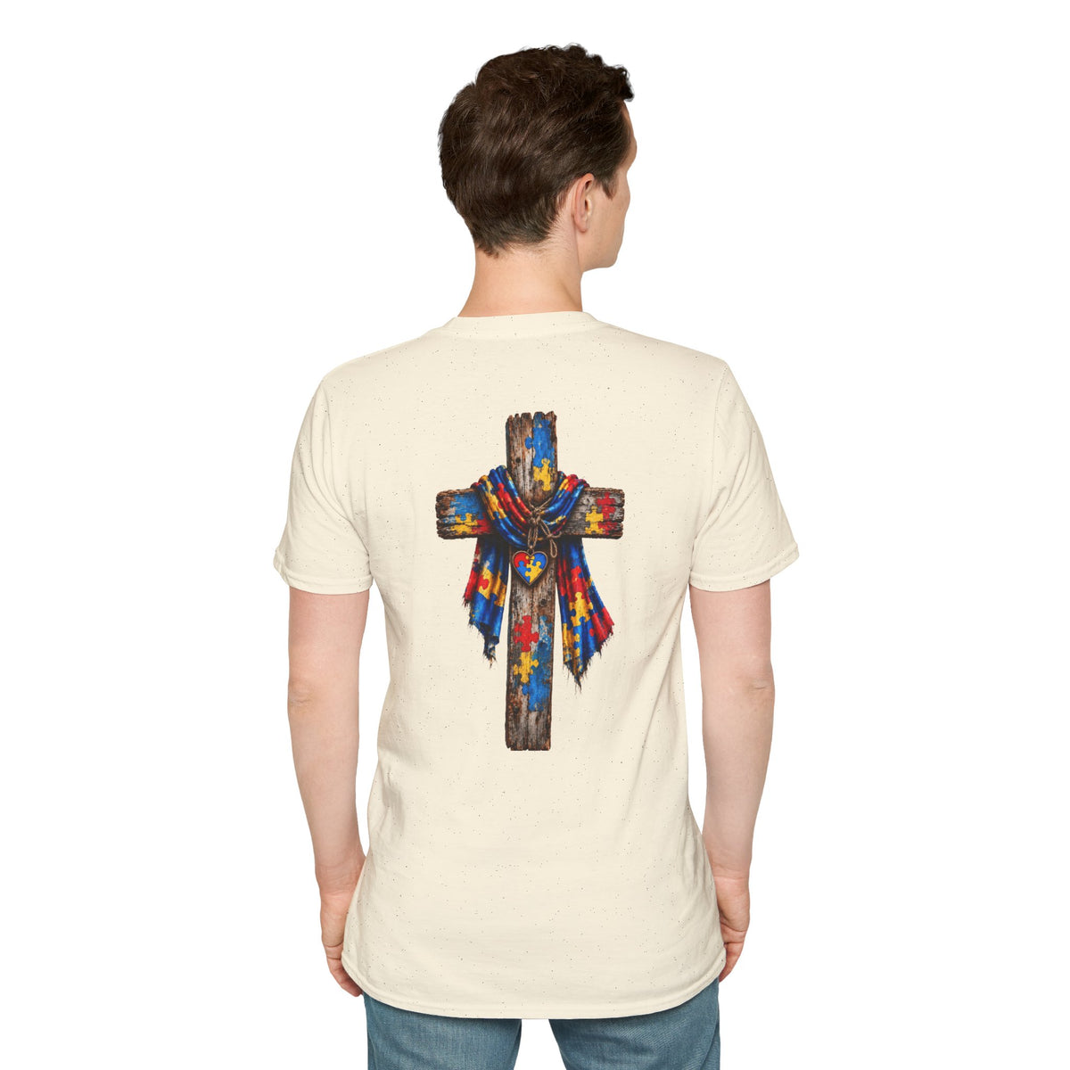 Autism Grandson Cross Tee