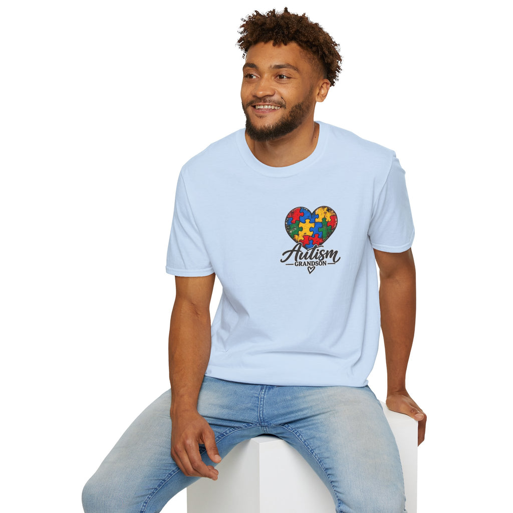 Autism Grandson Cross Tee