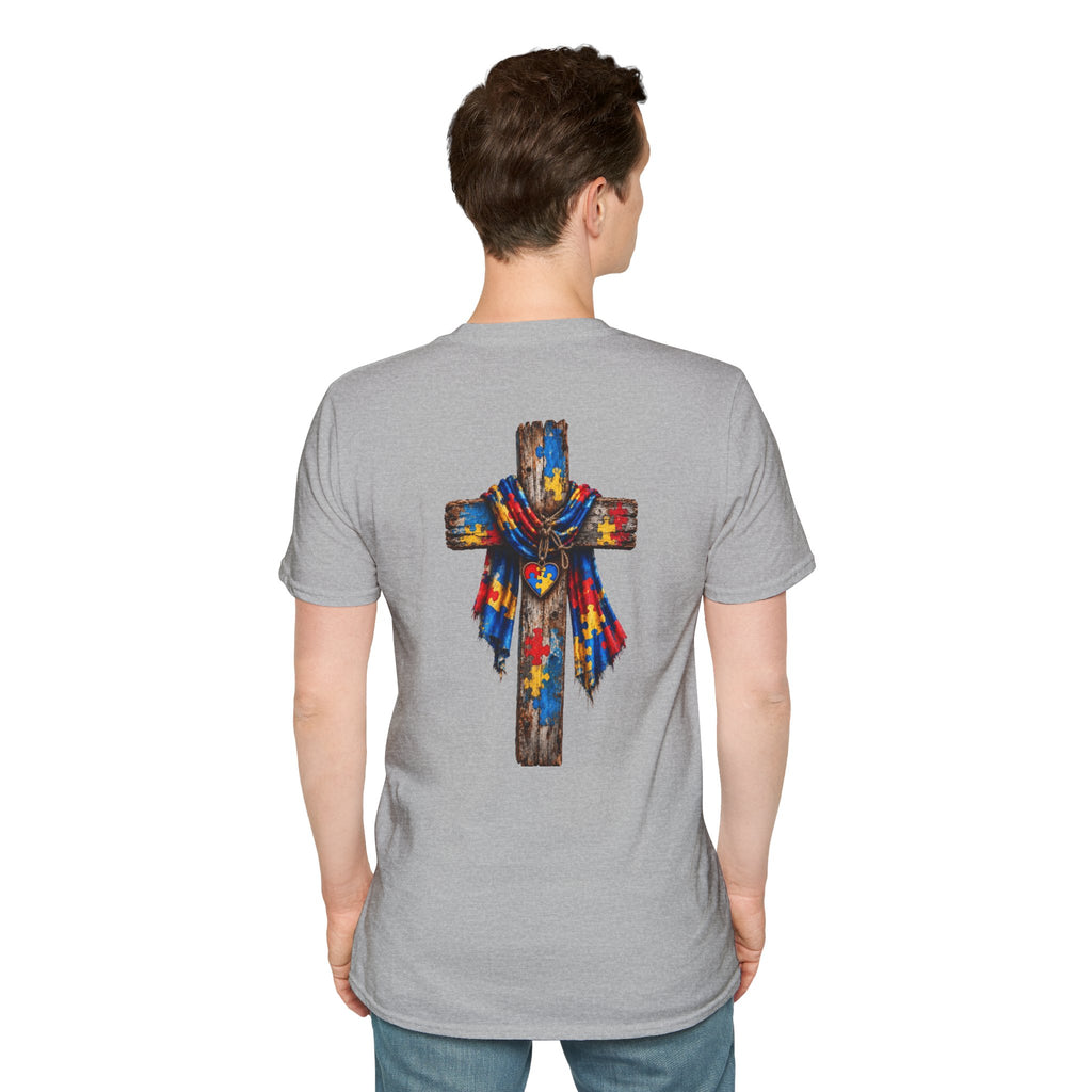 Autism Grandson Cross Tee