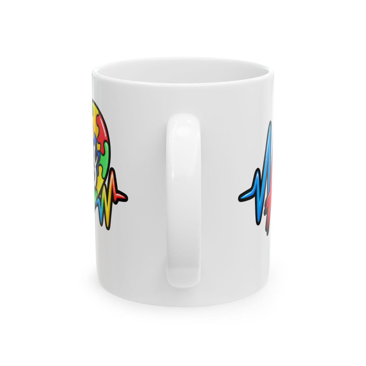 Autism & Jesus Heart Mug