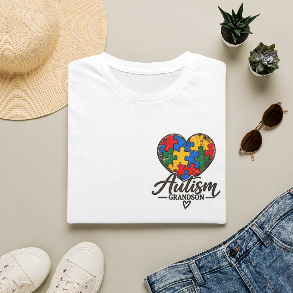 Autism Grandson Cross Tee