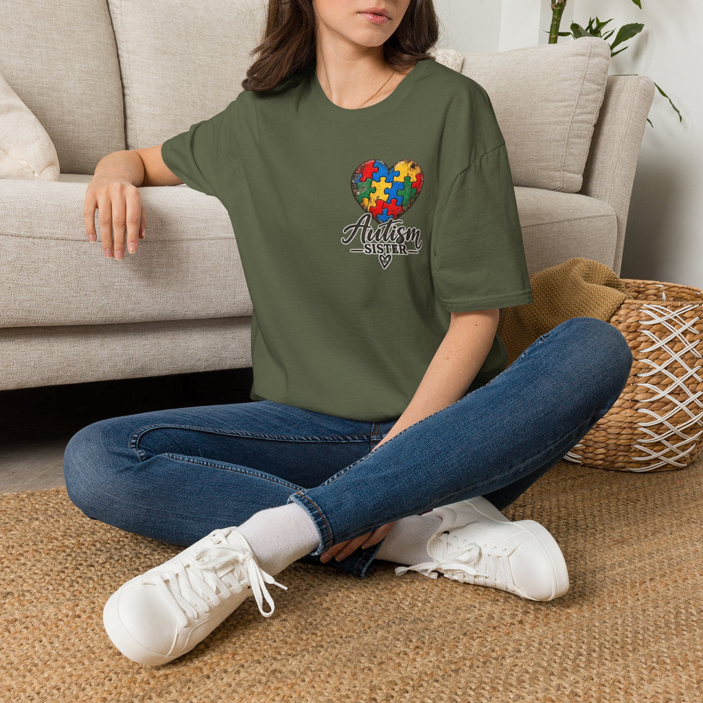 Autism Sister Cross Tee