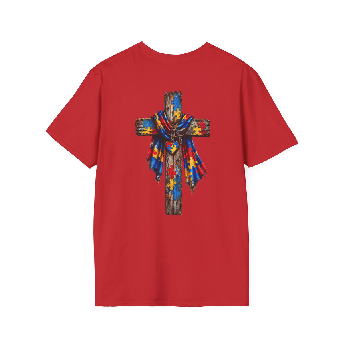 Autism Grandson Cross Tee