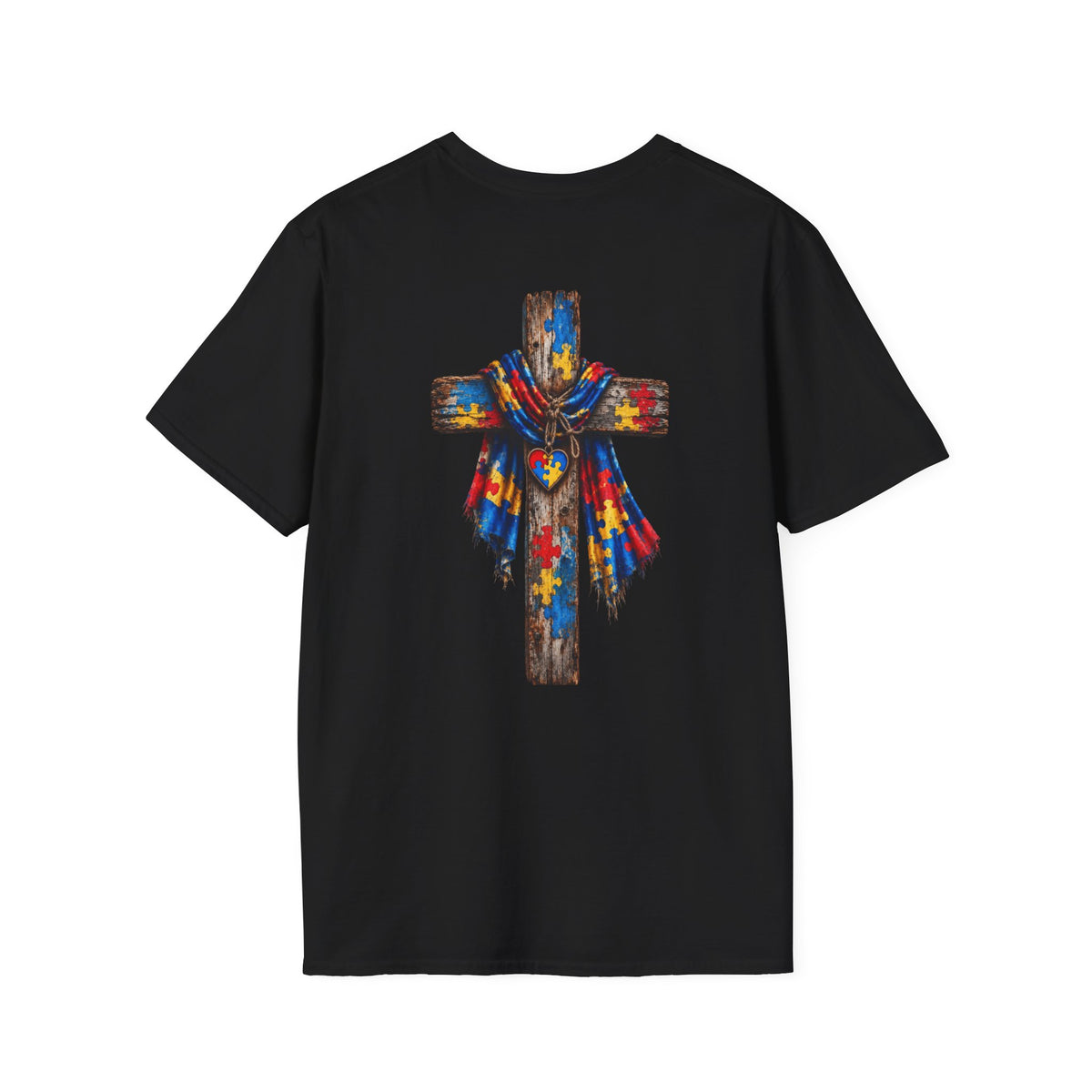 Autism Grandson Cross Tee