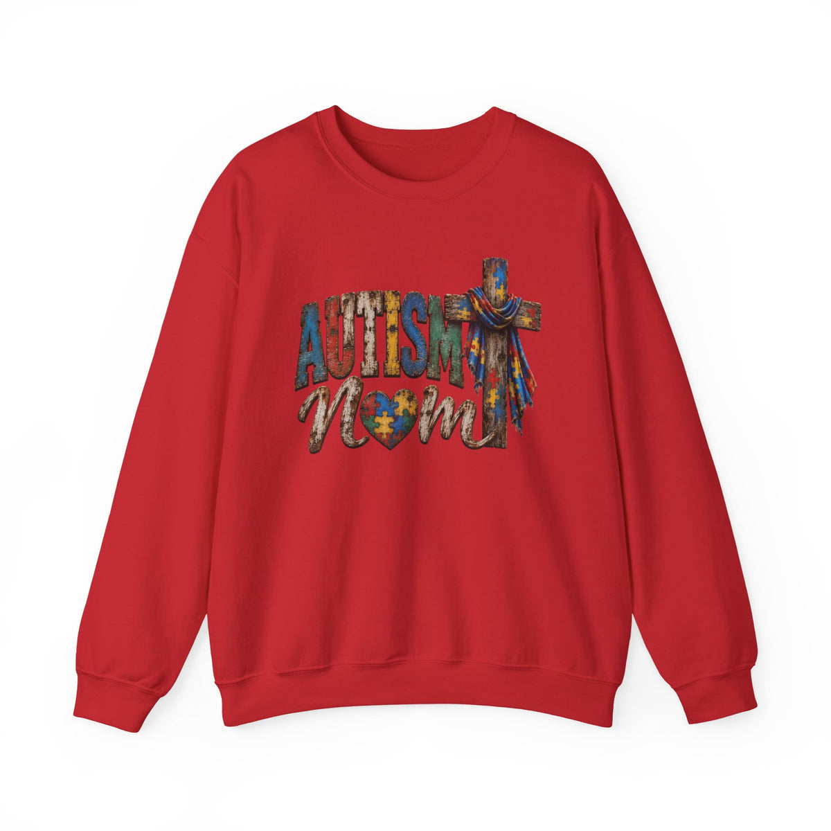 Autism Mom Cross Sweatshirt