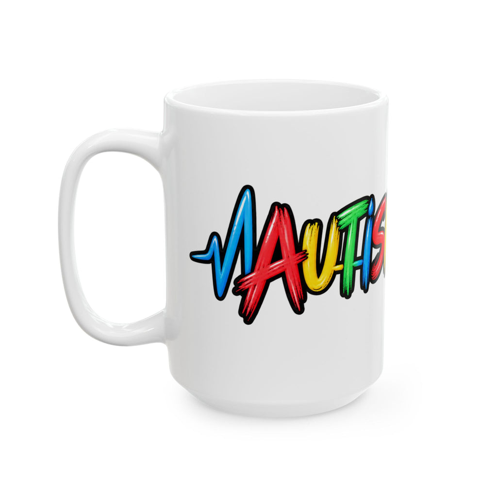 Autism & Jesus Heart Mug