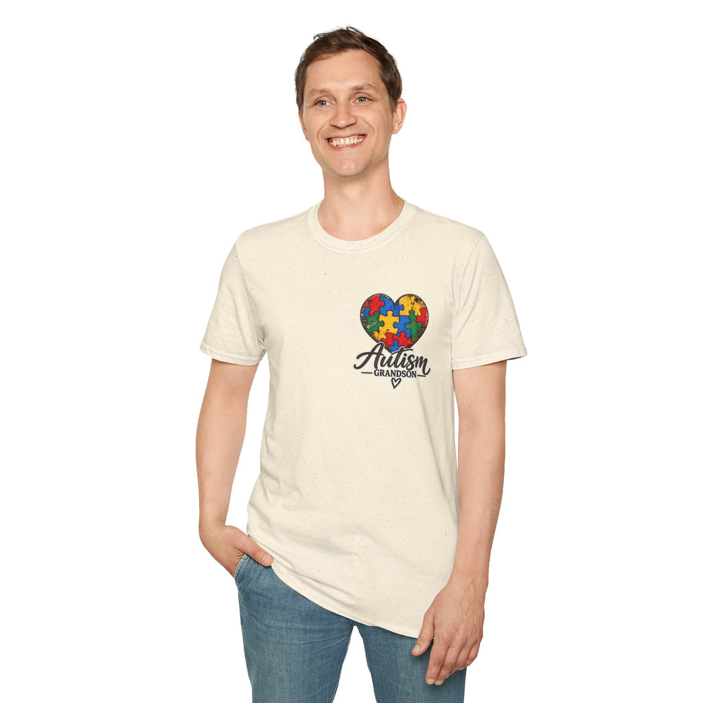 Autism Grandson Cross Tee