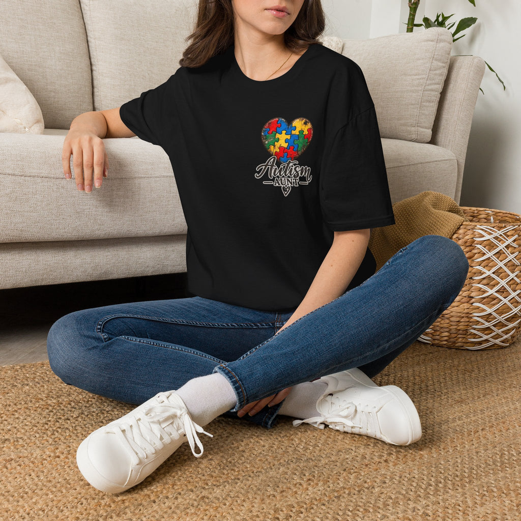 Autism Aunt Cross Tee