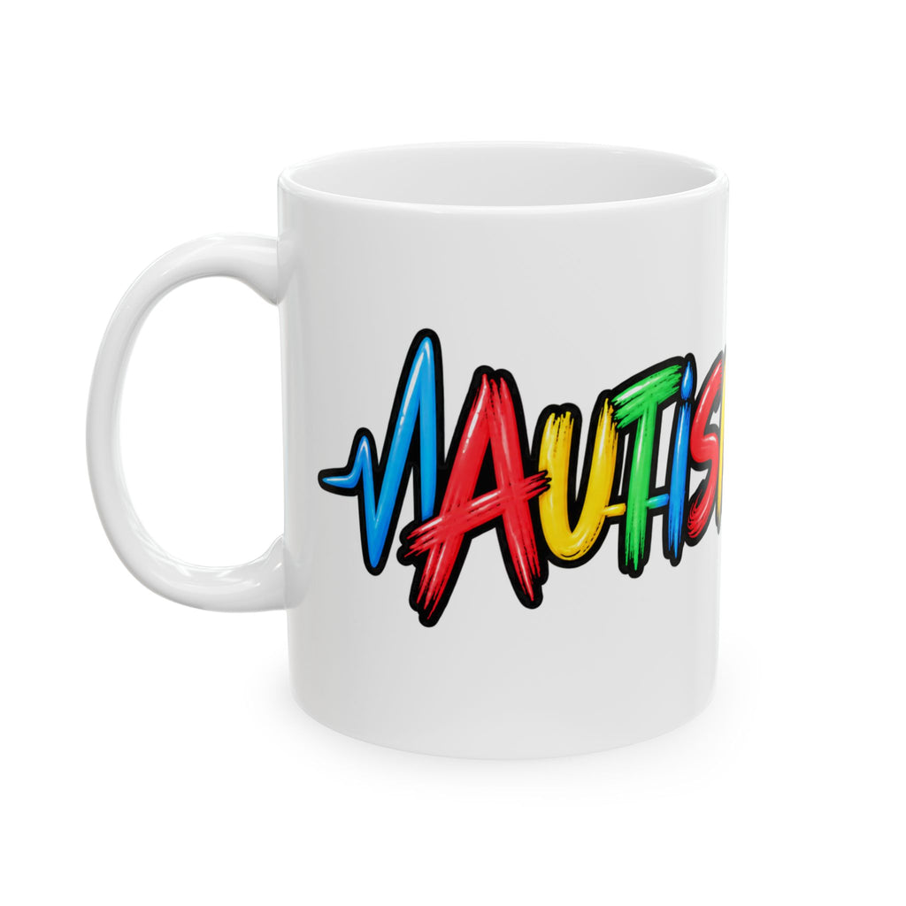 Autism & Jesus Heart Mug