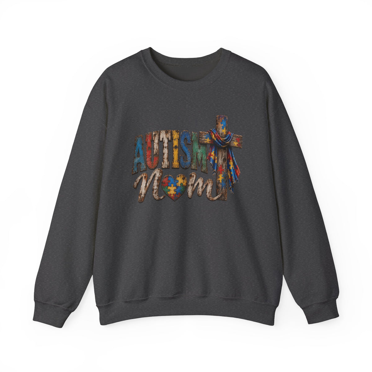 Autism Mom Cross Sweatshirt