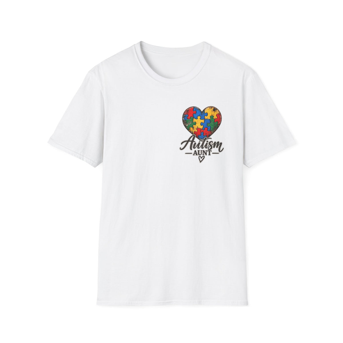 Autism Aunt Cross Tee