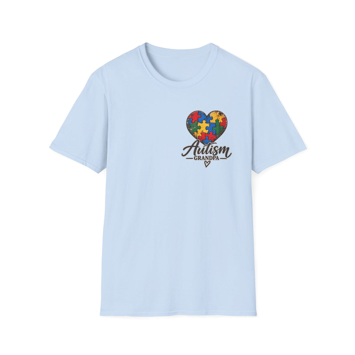 Autism Grandpa Cross Tee