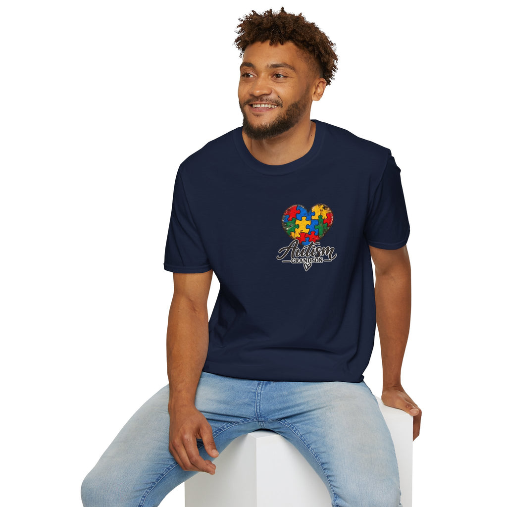 Autism Grandson Cross Tee