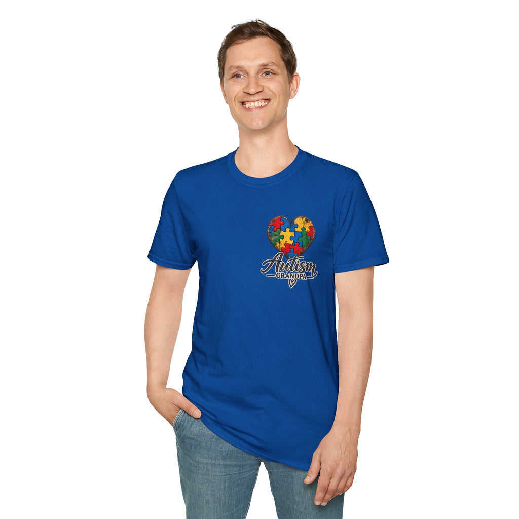 Autism Grandpa Cross Tee