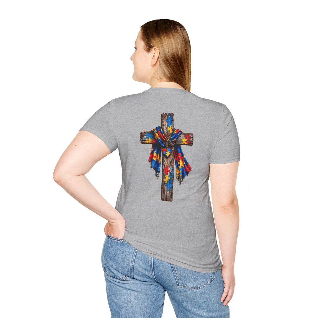 Autism Aunt Cross Tee