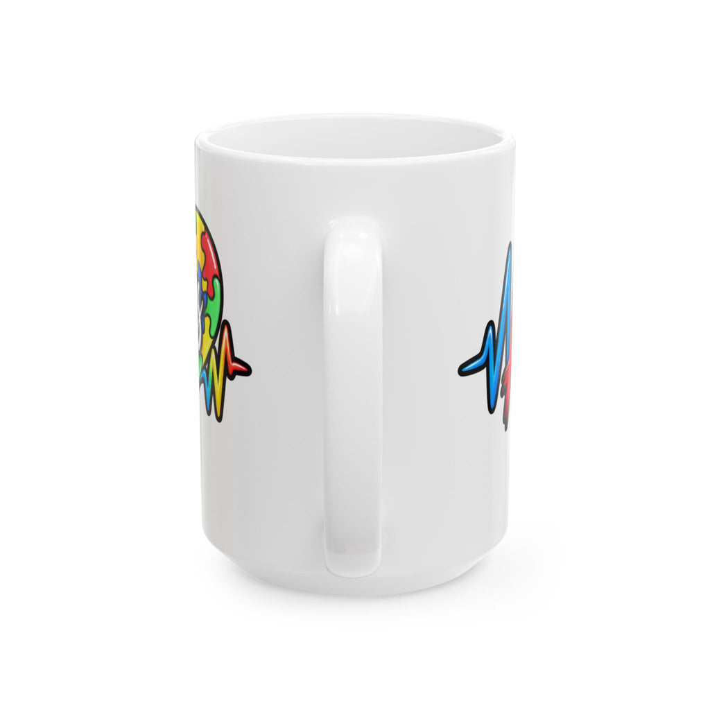 Autism & Jesus Heart Mug