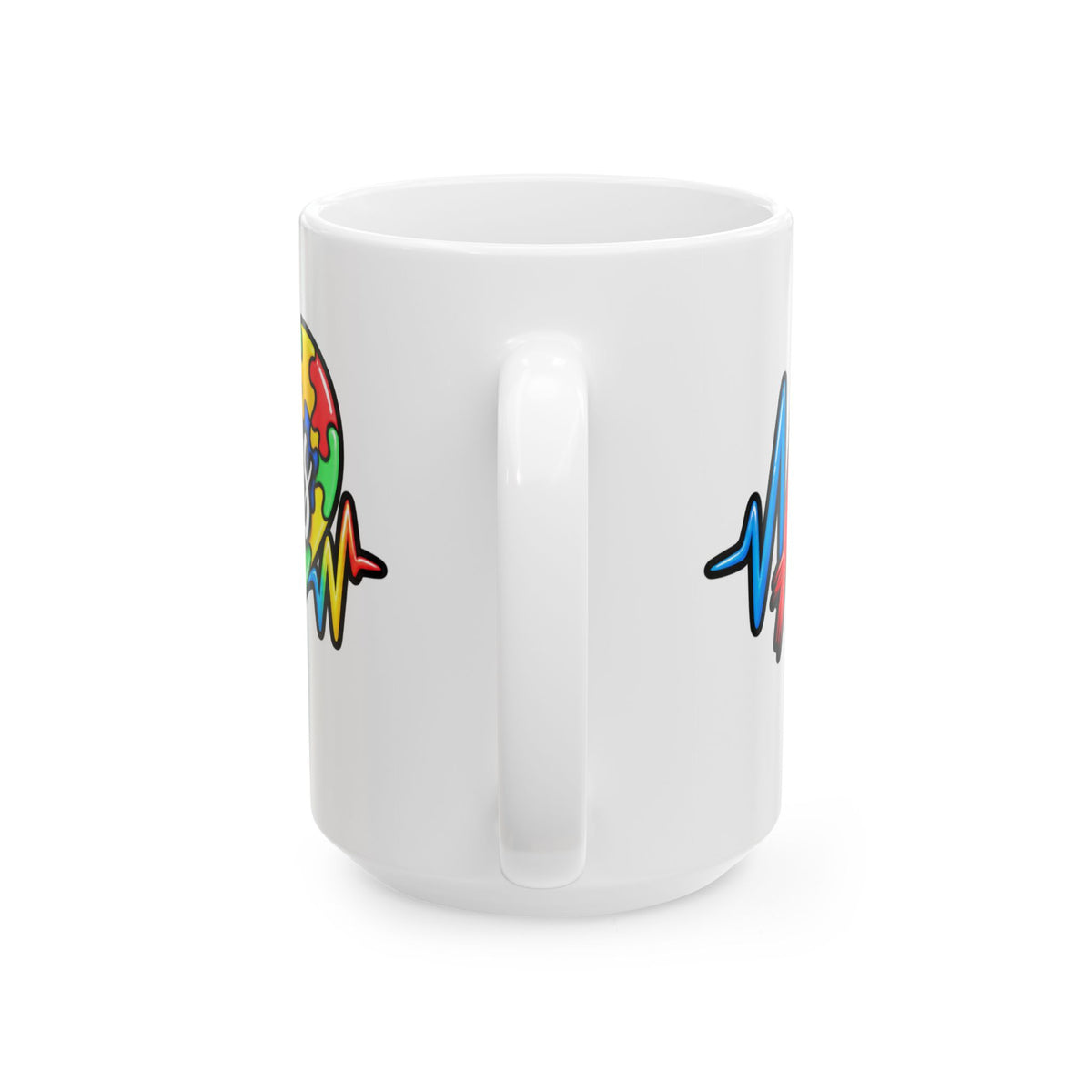 Autism & Jesus Heart Mug