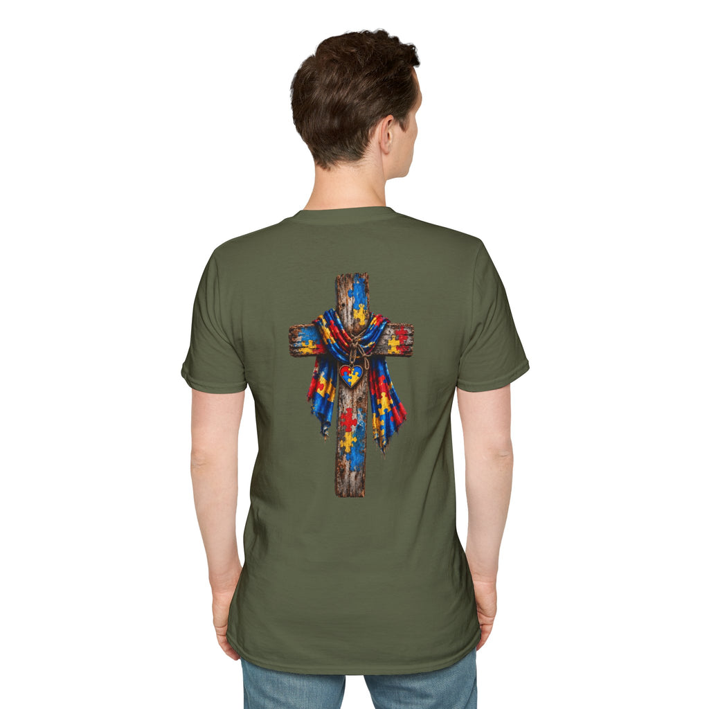 Autism Grandson Cross Tee