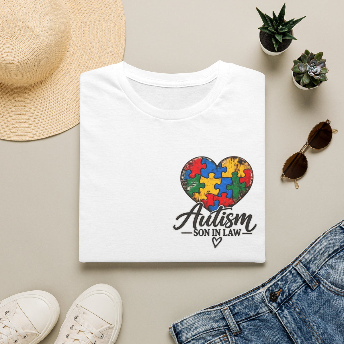 Autism Son in Law Cross Tee