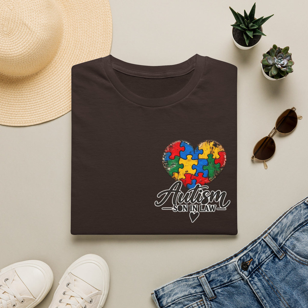 Autism Son in Law Cross Tee