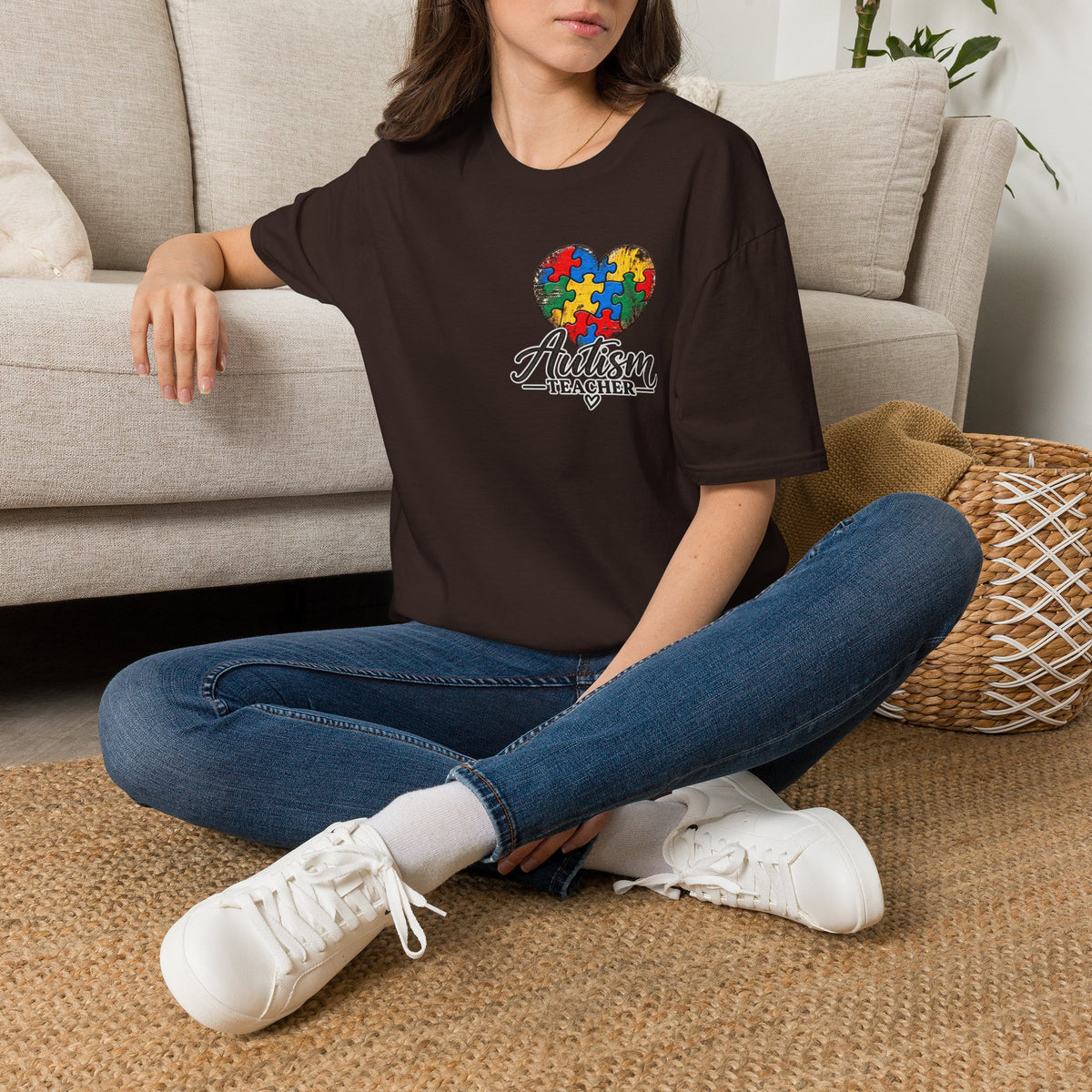 Autism Teacher Cross Tee