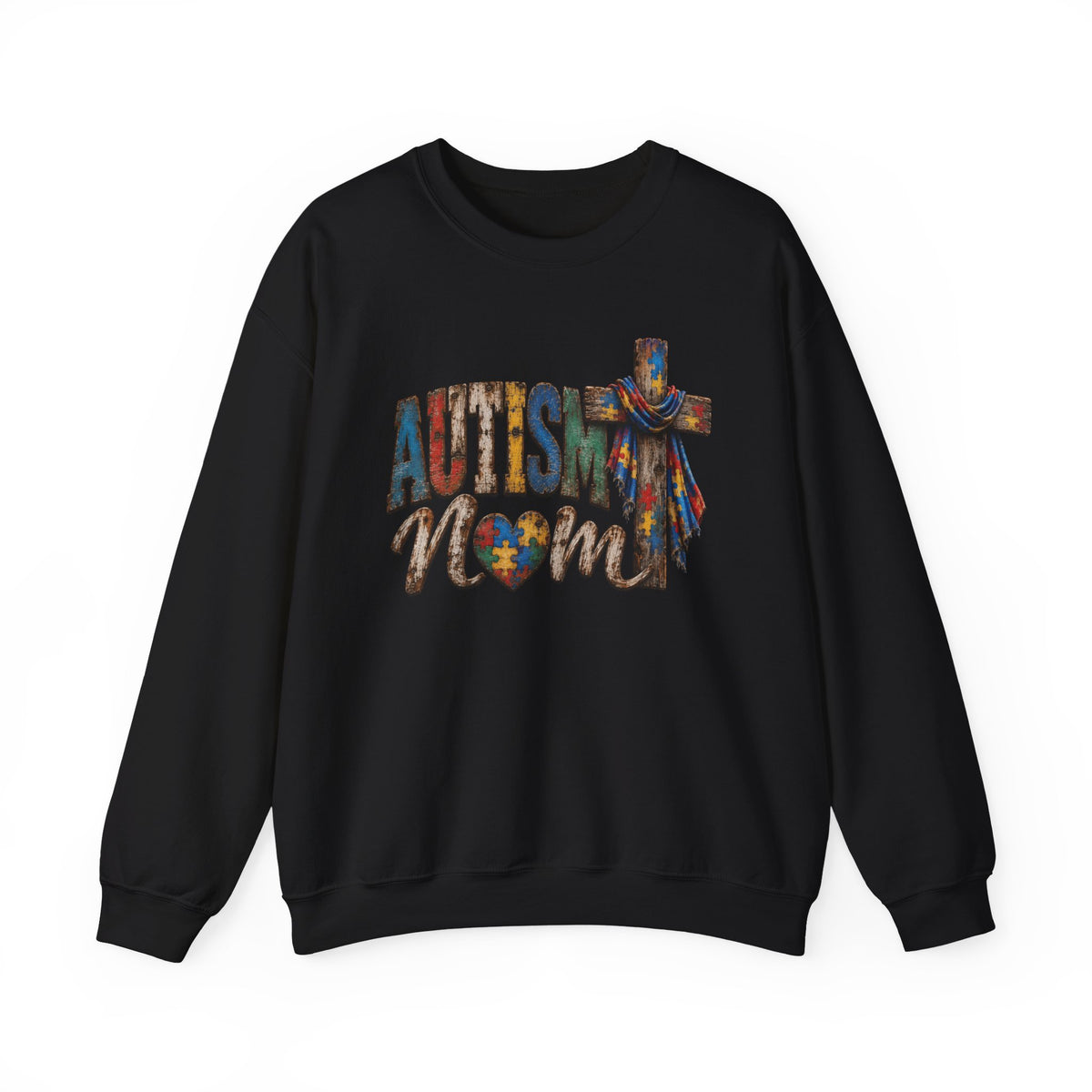 Autism Mom Cross Sweatshirt