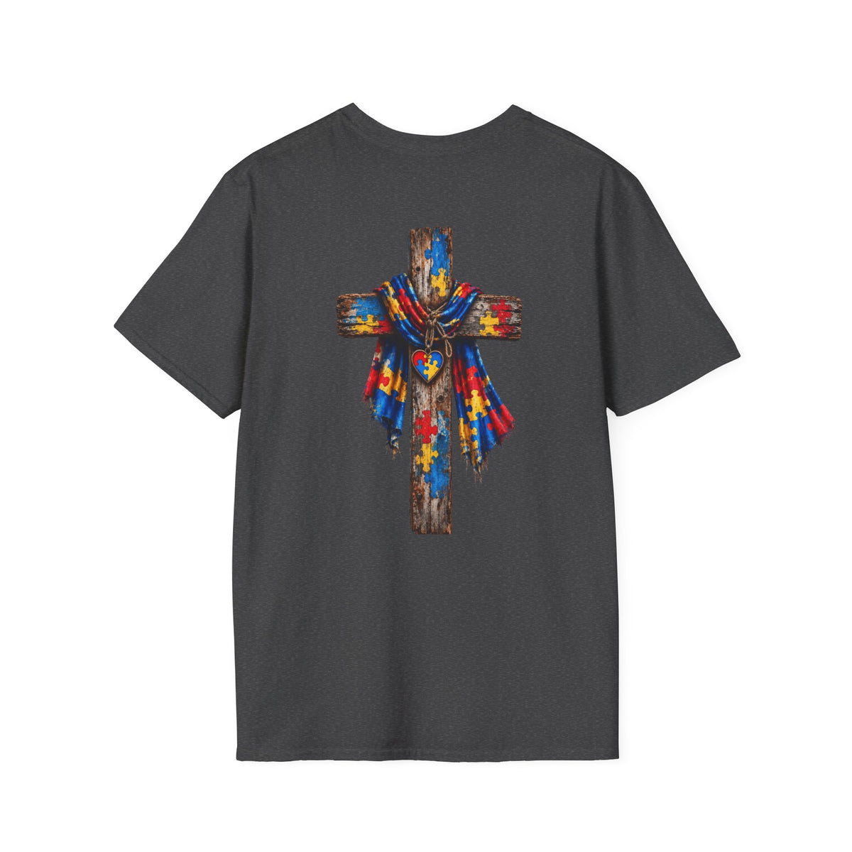 Autism Grandson Cross Tee