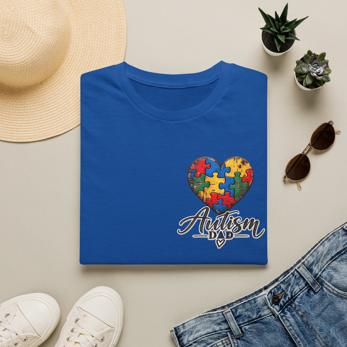 Autism Dad Cross Tee