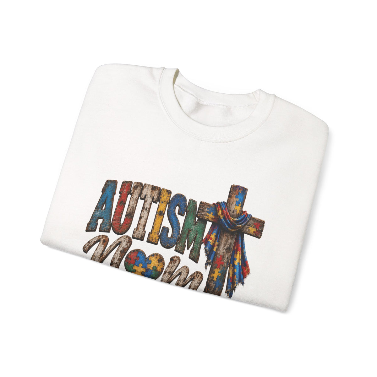 Autism Mom Cross Sweatshirt