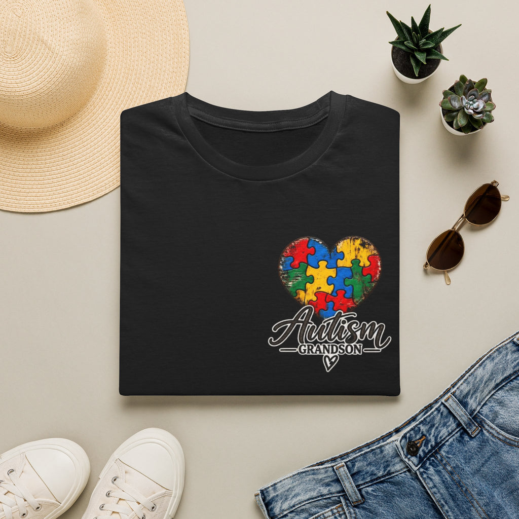 Autism Grandson Cross Tee