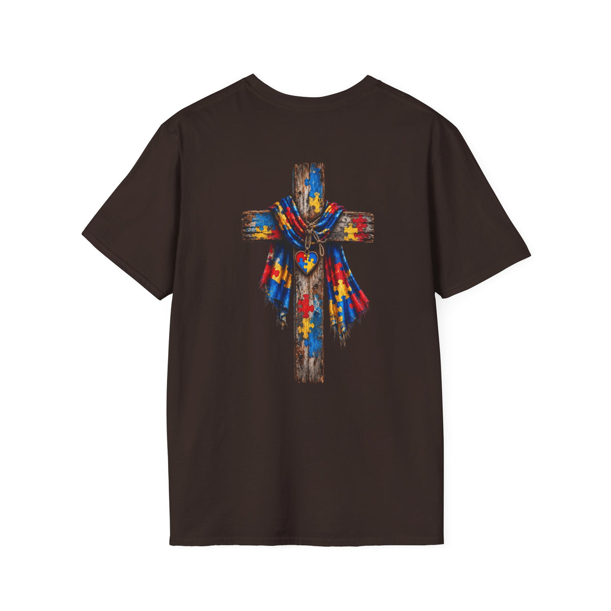 Autism Grandson Cross Tee