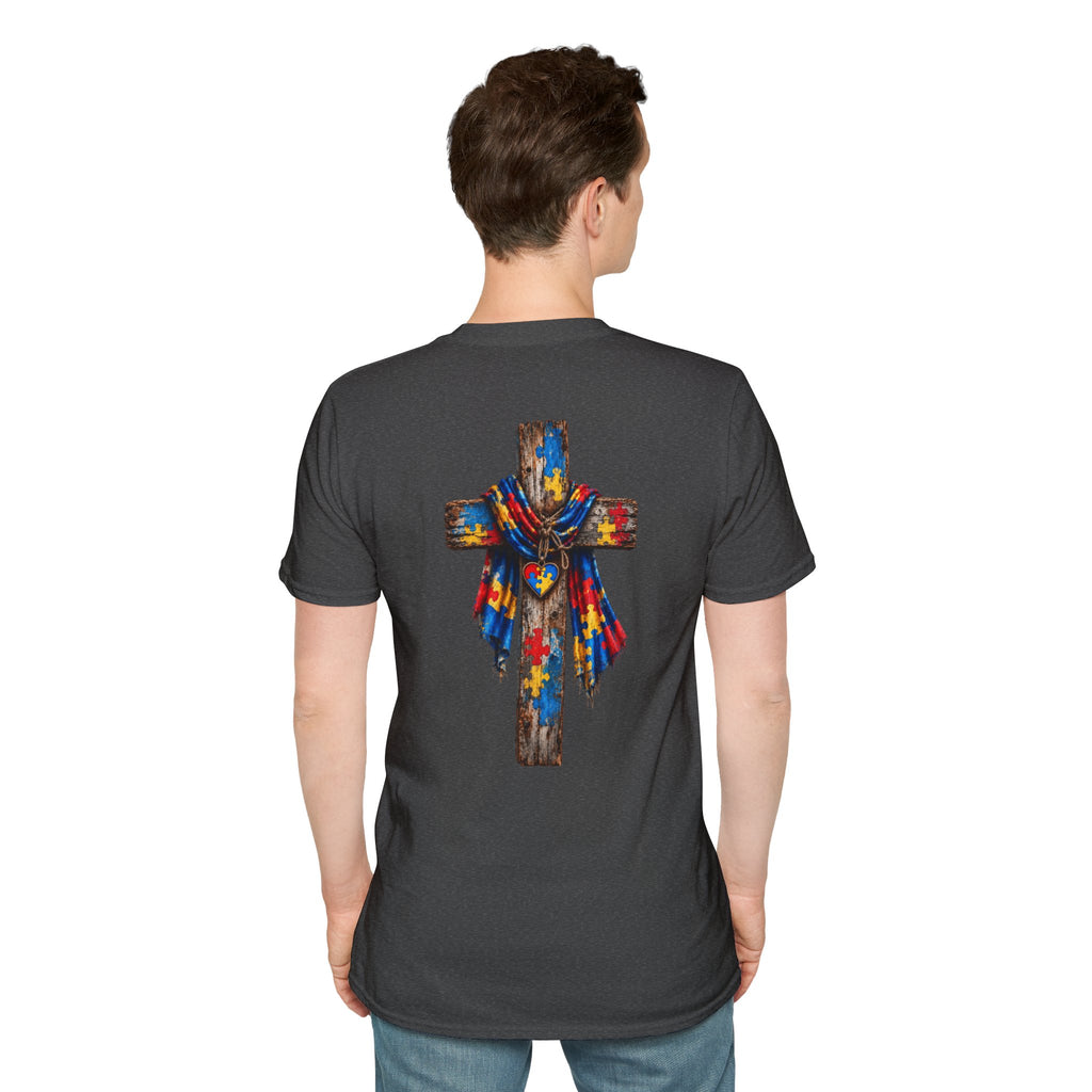 Autism Grandson Cross Tee