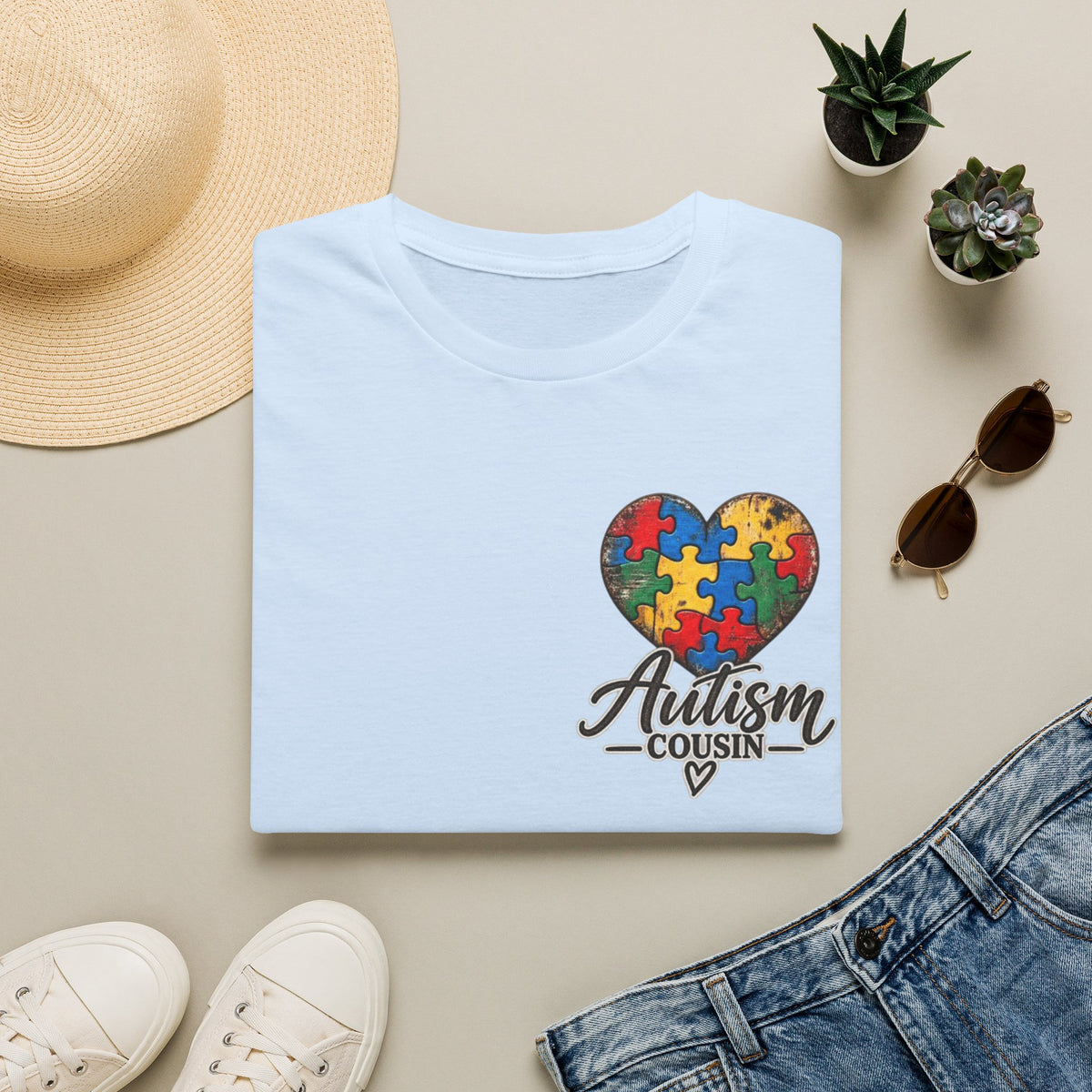 Autism Cousin Cross Tee